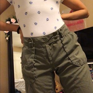 Tommy Hilfiger army green cargo pants